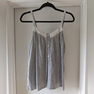 Loft outlet striped tank top